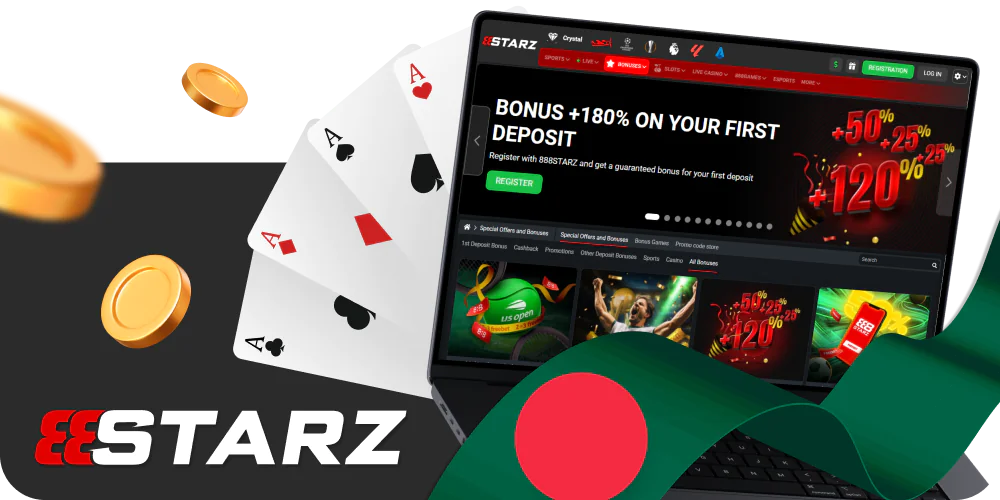 Sports betting and casino at 888starz Bangladesh